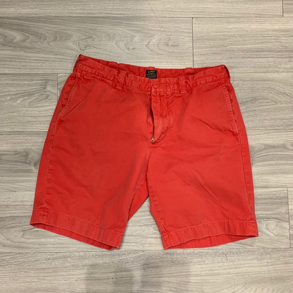 Red J Crew Shorts
